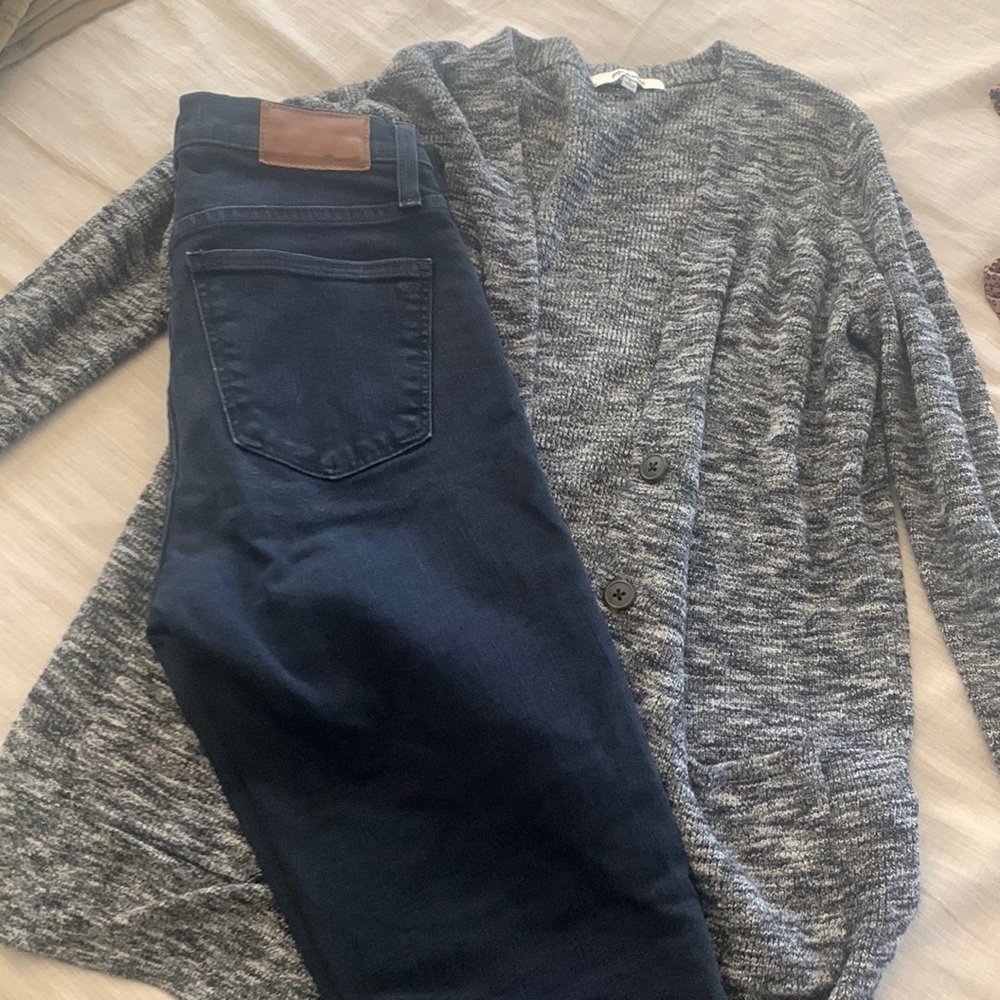 Madewell 9” high rise skinny jeans